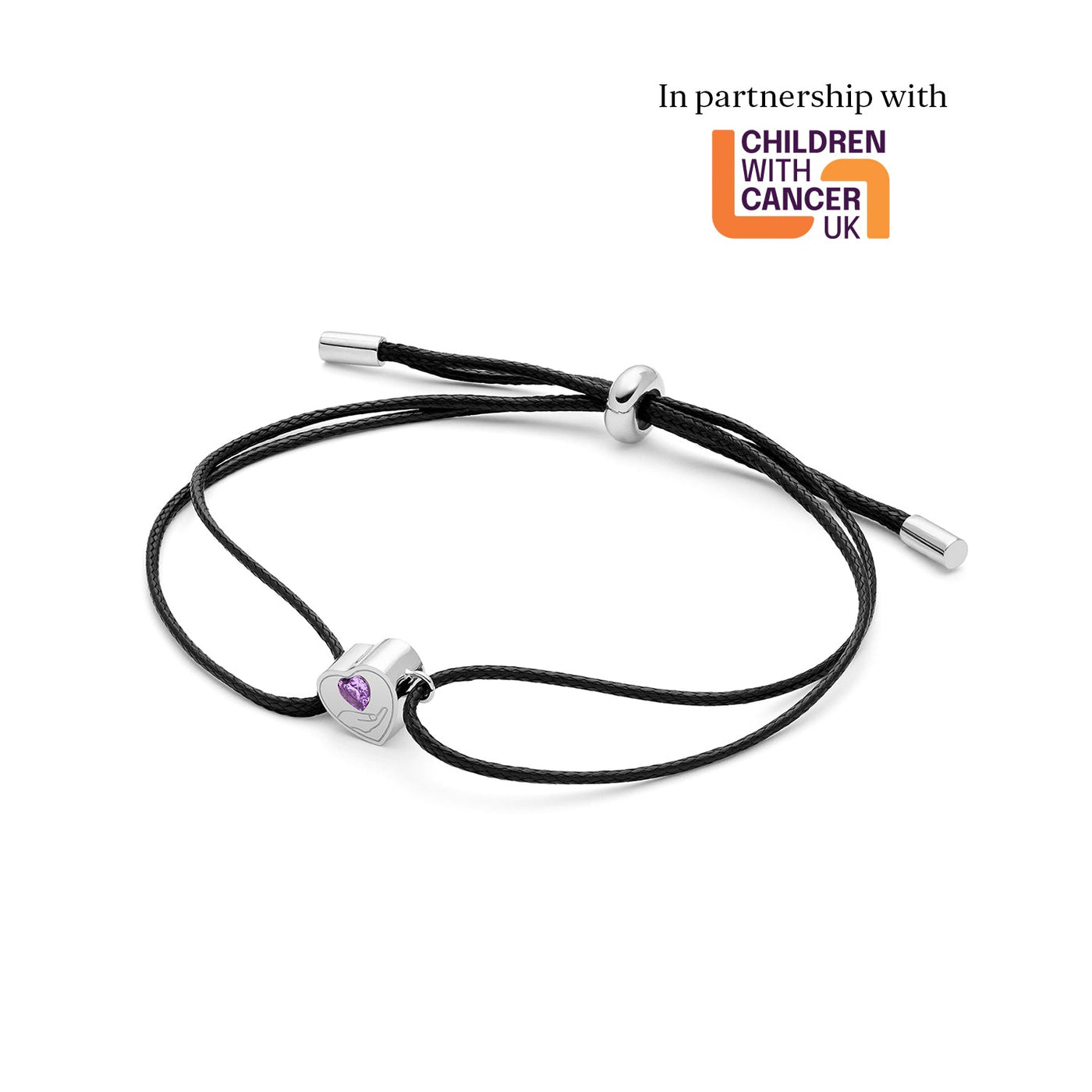 Children With Cancer UK ‘Charms for Charity’ Bracelet (Silver)