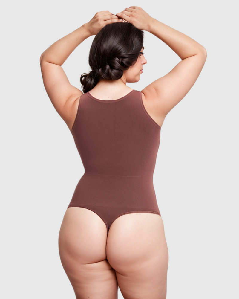 Buttercremefarbener Tanga-Body
