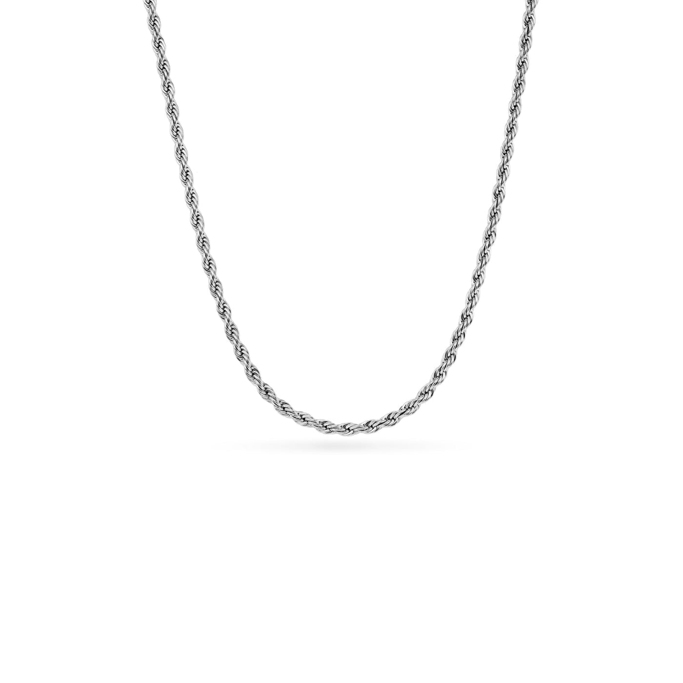 Floating Birthstone Locket Necklace (Silver)