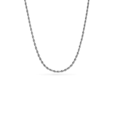 Floating Birthstone Locket Necklace (Silver)
