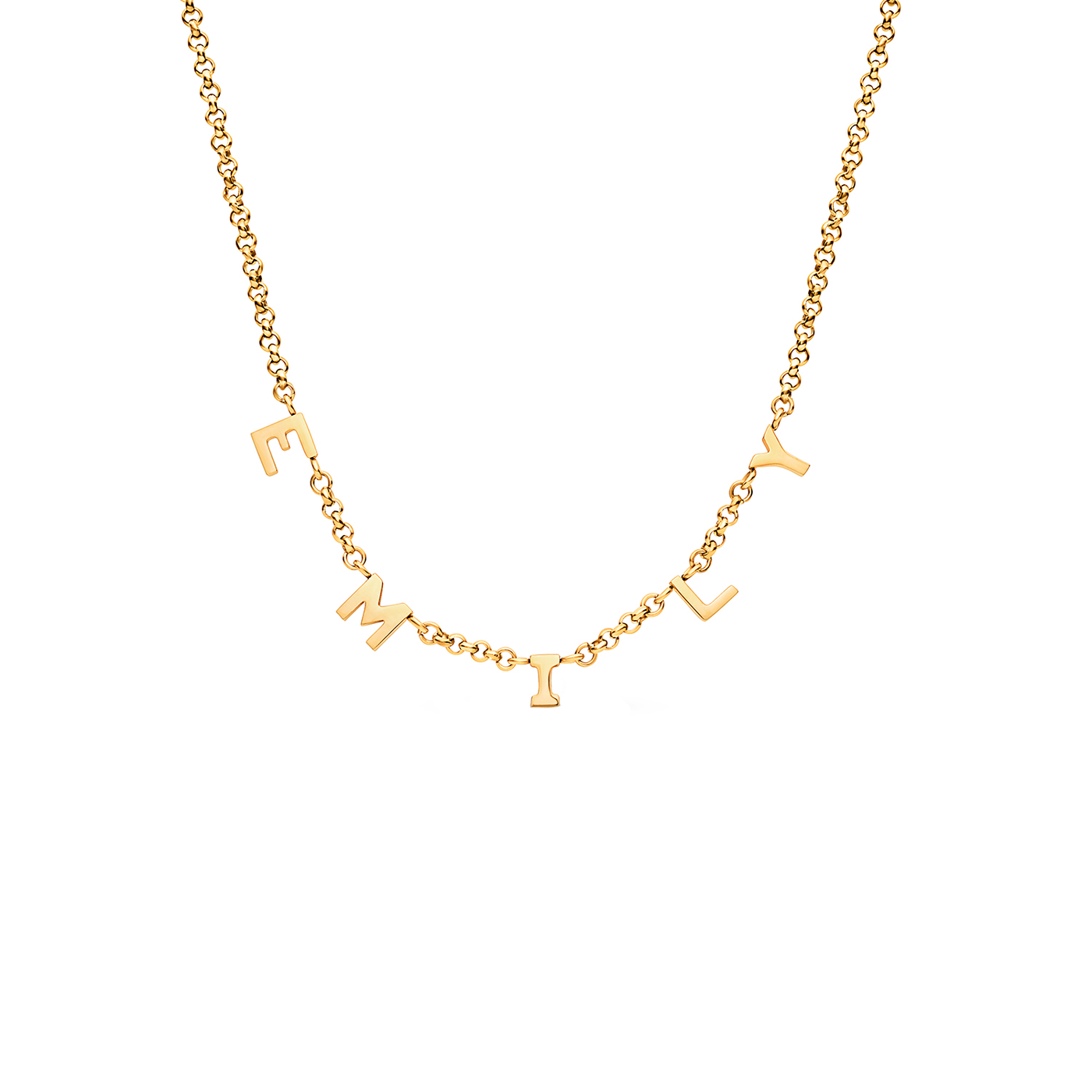 Made Mine Name Necklace (Gold)