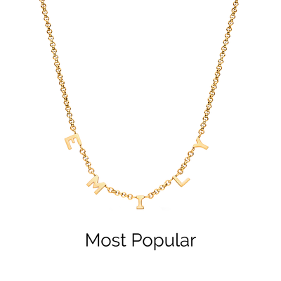 Made Mine Name Necklace (Gold)