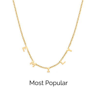 Made Mine Name Necklace (Gold)