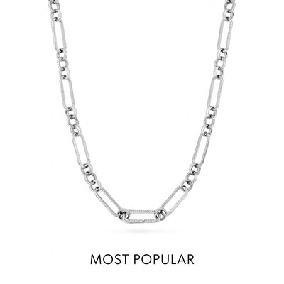 Floating Birthstone Locket Necklace (Silver)