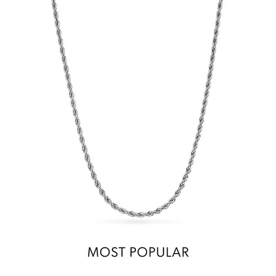 Floating Birthstone Locket Necklace (Silver)