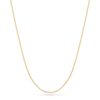 La Croix Crystal Cross Necklace (Gold)
