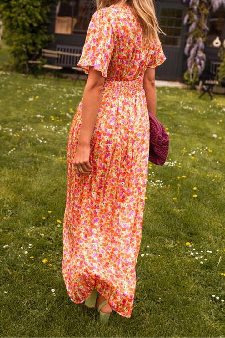Sofia™ Langes Kleid aus Baumwolle für Frauen
