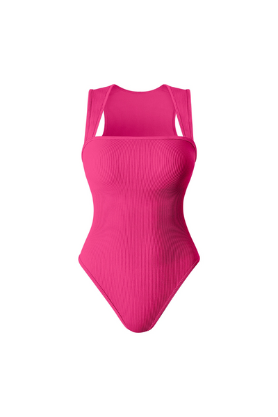 Body mit Racerback und breiten Trägern