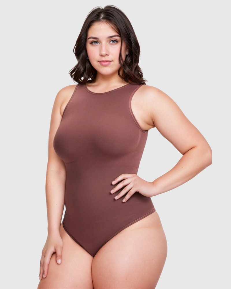 Buttercremefarbener Tanga-Body
