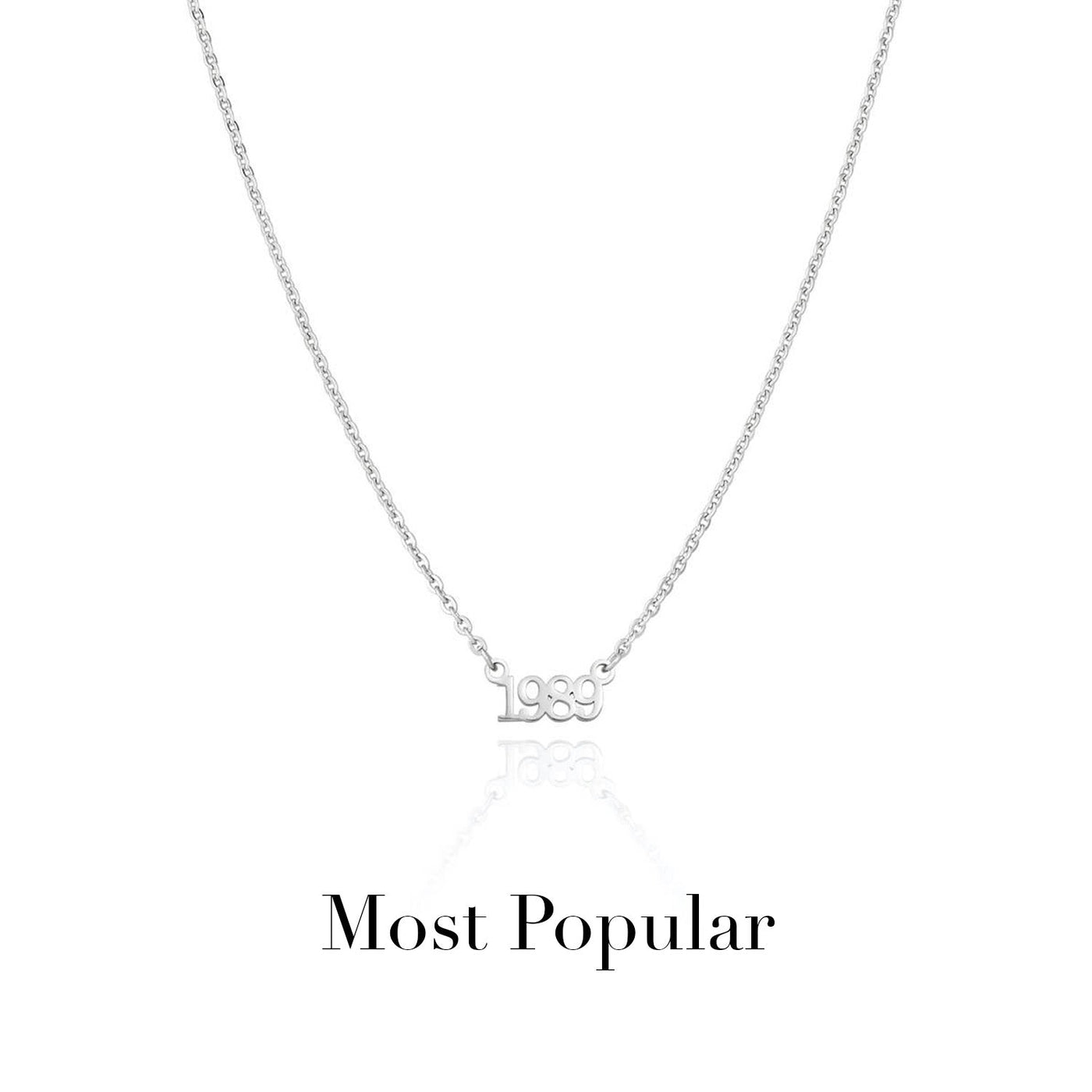 Editorial Date Necklace (Silver)