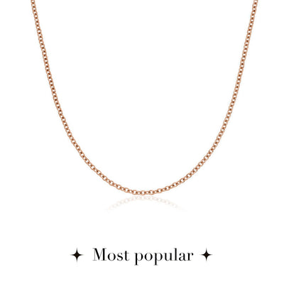 Cursive Name Necklace (Rose Gold)
