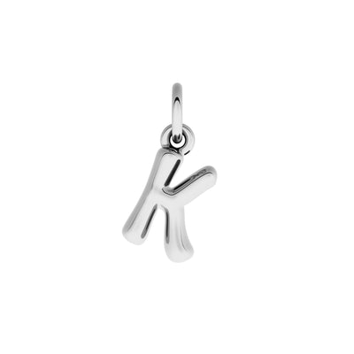 Fine Molten Initial Bracelet (Silver)