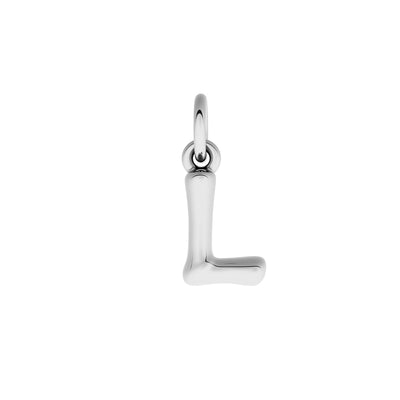 Fine Molten Initial Bracelet (Silver)