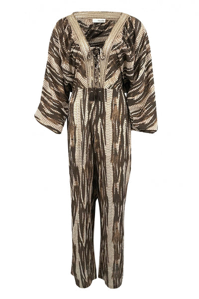 Jumpsuit Emika Brauner Druck