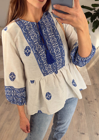 Boho Bluse