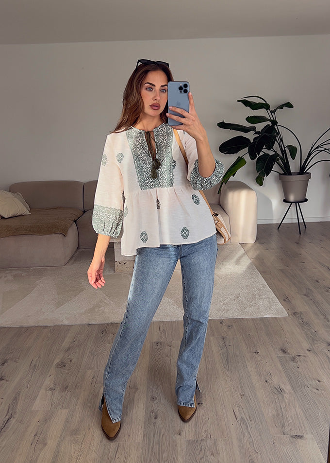 Boho Bluse