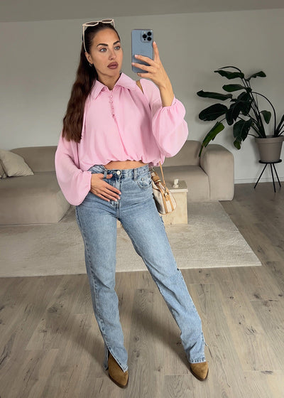 Hemdbluse Rosa