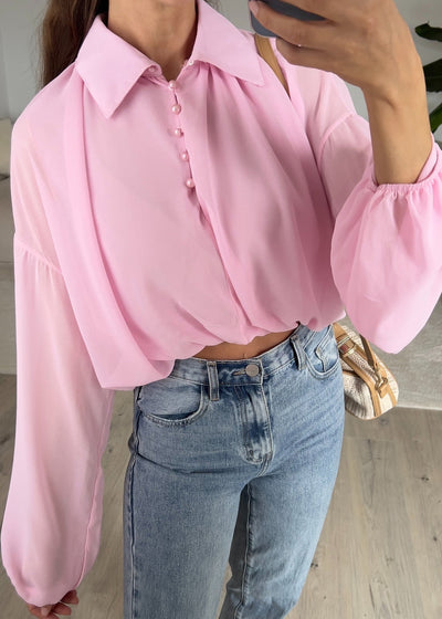 Hemdbluse Rosa