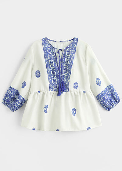 Boho Bluse