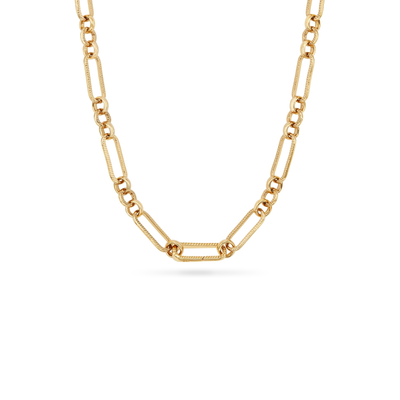 La Croix Crystal Cross Necklace (Gold)