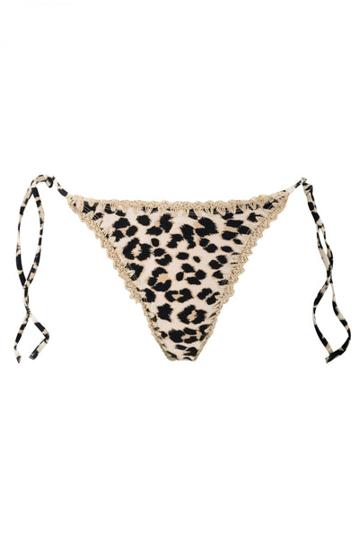Bikiniunterteil Viva Leopard Elfenbein