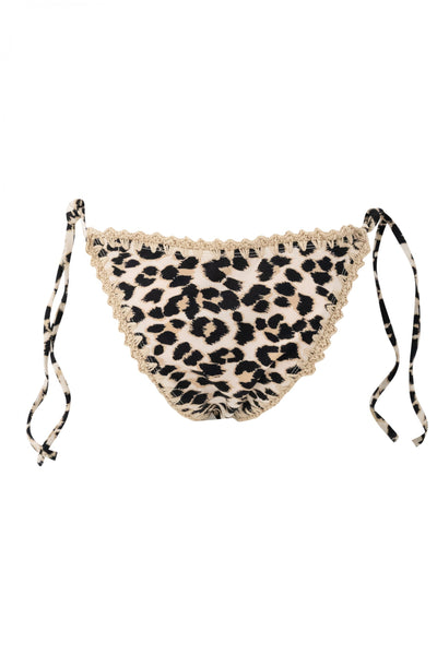 Bikiniunterteil Viva Leopard Elfenbein