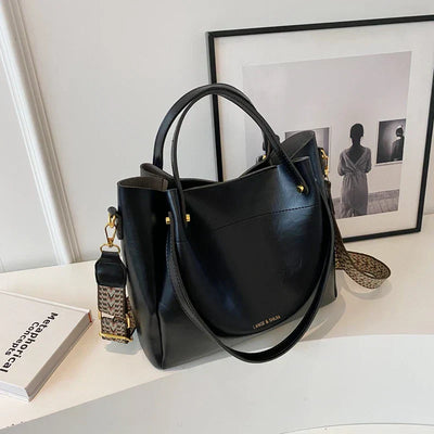 Nura | Elegante Ledertasche mit zwei Riemen