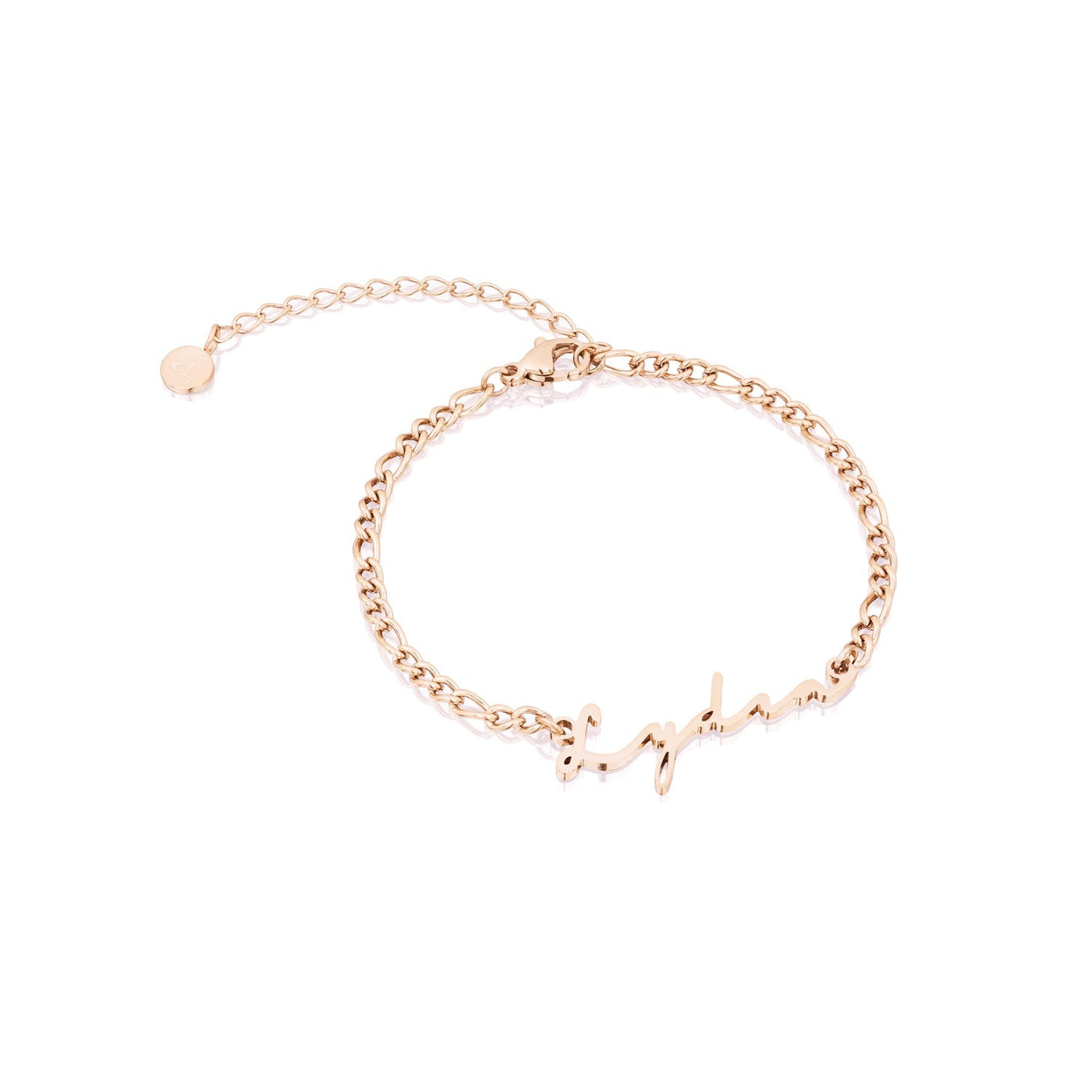 Signature Name Bracelet (Rose Gold)