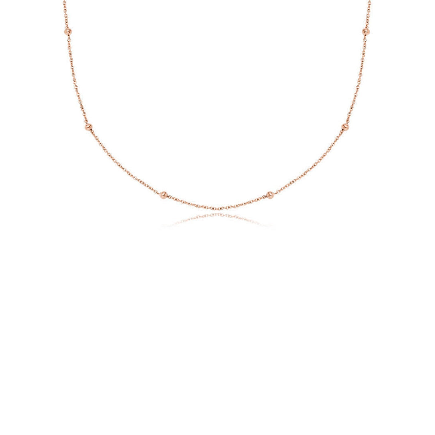 Cursive Name Necklace (Rose Gold)