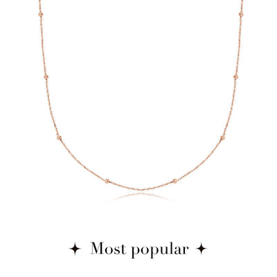 Cursive Name Necklace (Rose Gold)