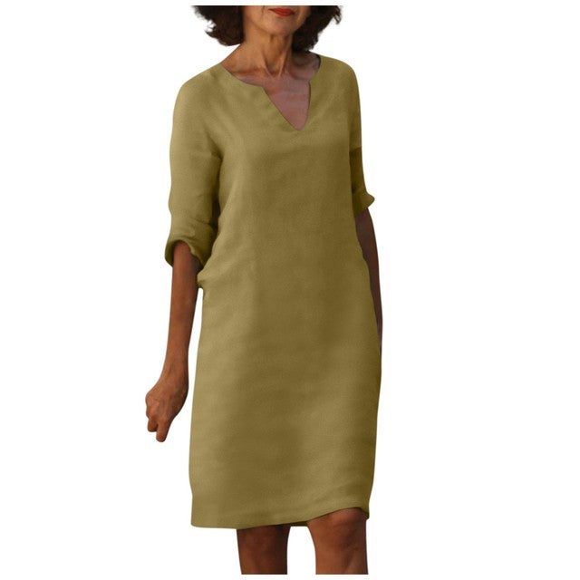 Wendy™ | Spring V-Ausschnitt Dreikönigskleid