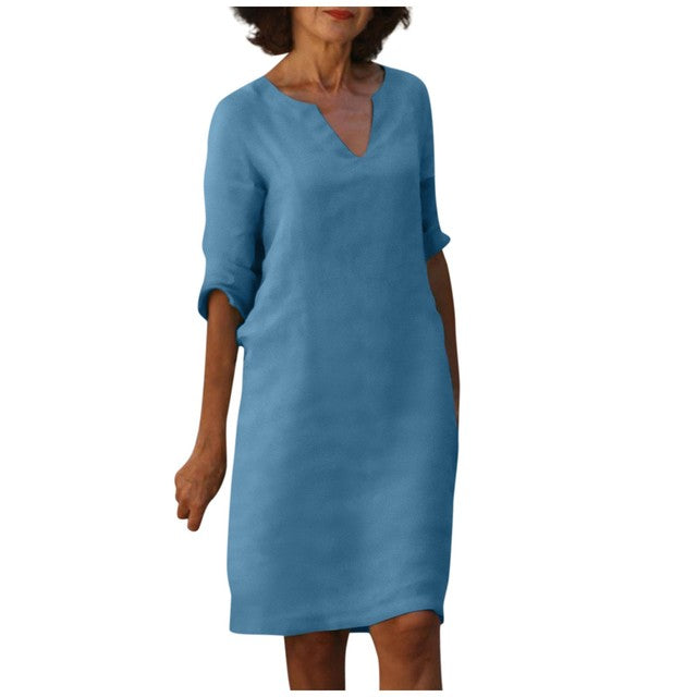 Wendy™ | Spring V-Ausschnitt Dreikönigskleid