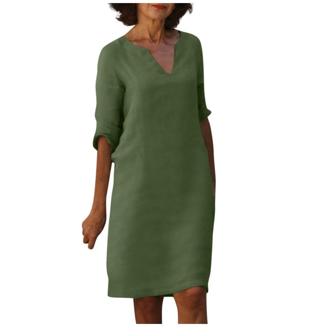 Wendy™ | Spring V-Ausschnitt Dreikönigskleid