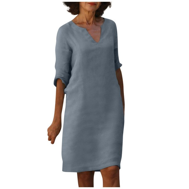 Wendy™ | Spring V-Ausschnitt Dreikönigskleid