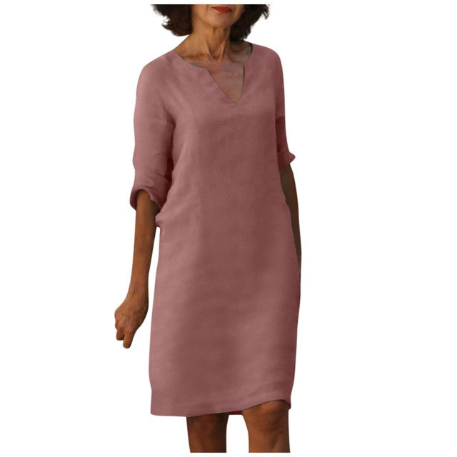 Wendy™ | Spring V-Ausschnitt Dreikönigskleid
