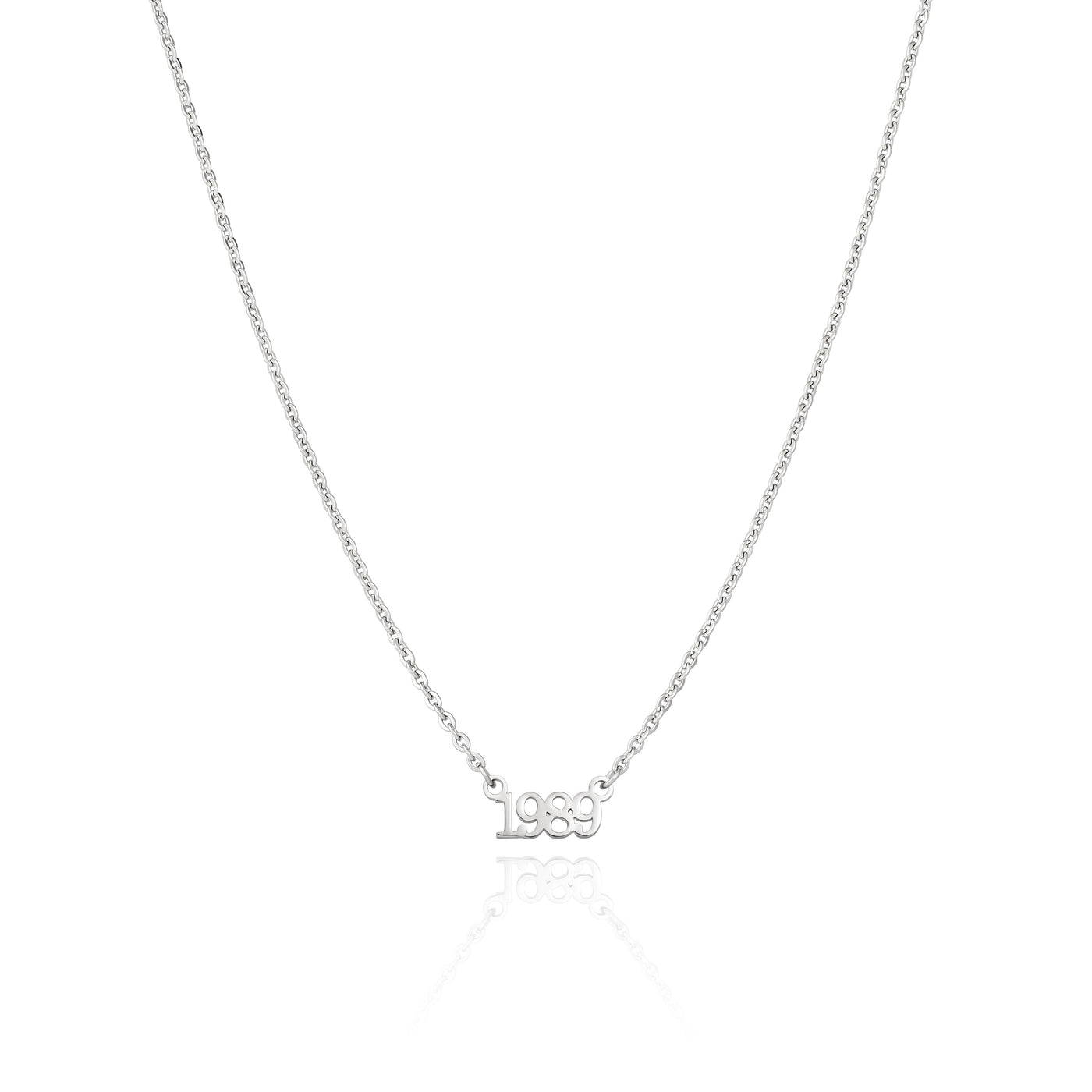 Editorial Date Necklace (Silver)
