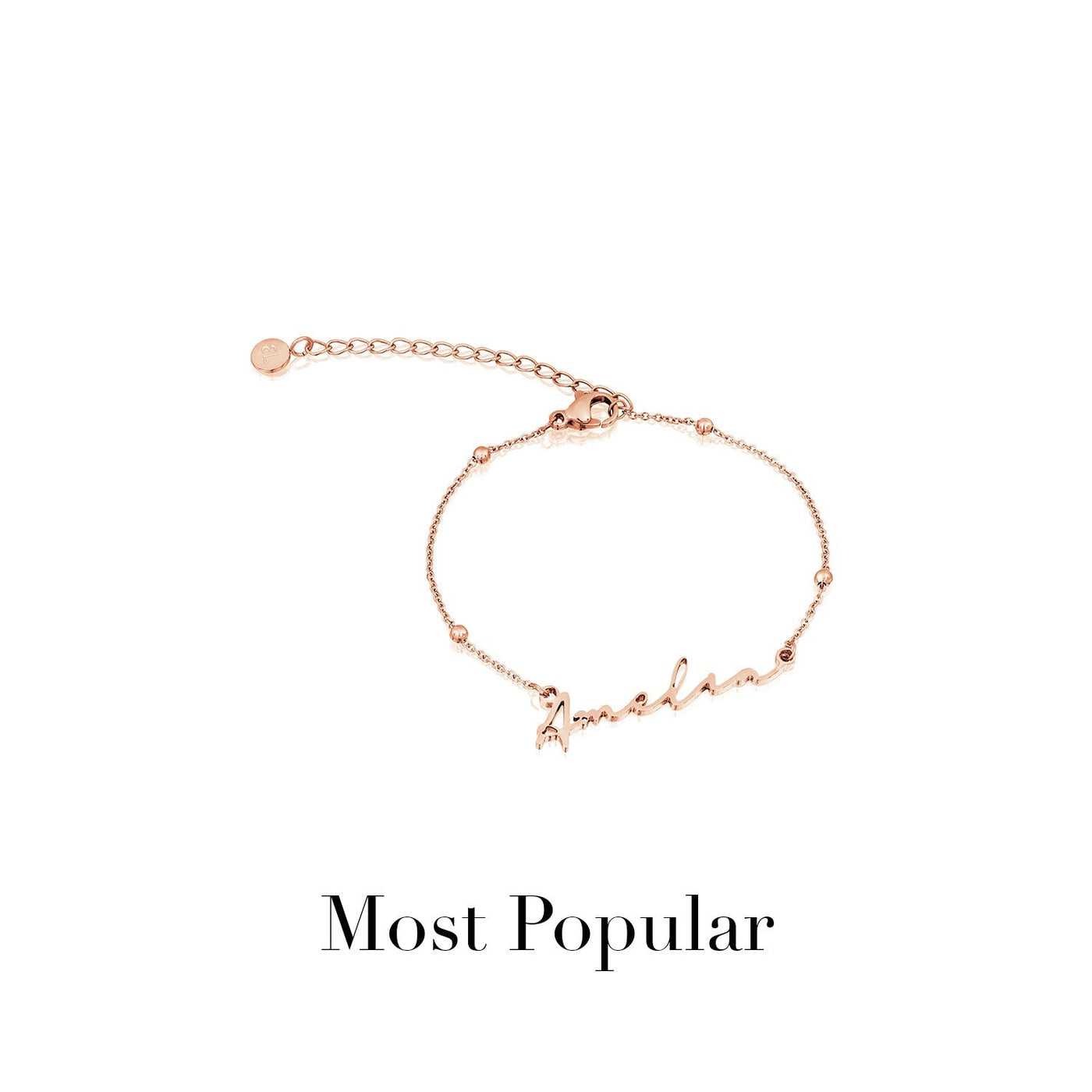 Signature Name Bracelet (Rose Gold)