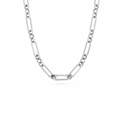 Floating Birthstone Locket Necklace (Silver)