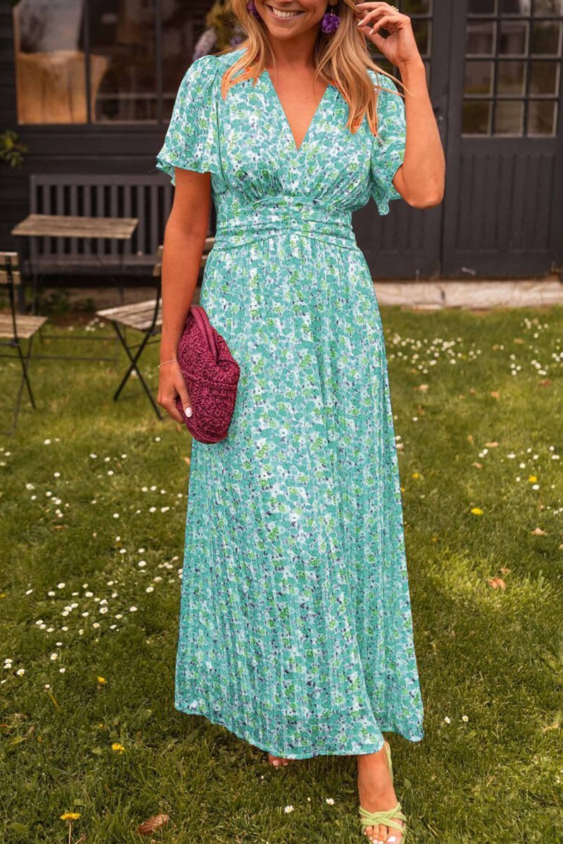 Sofia™ Langes Kleid aus Baumwolle für Frauen