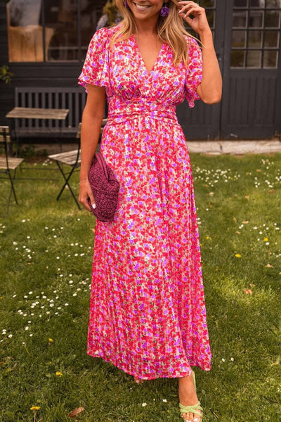 Sofia™ Langes Kleid aus Baumwolle für Frauen